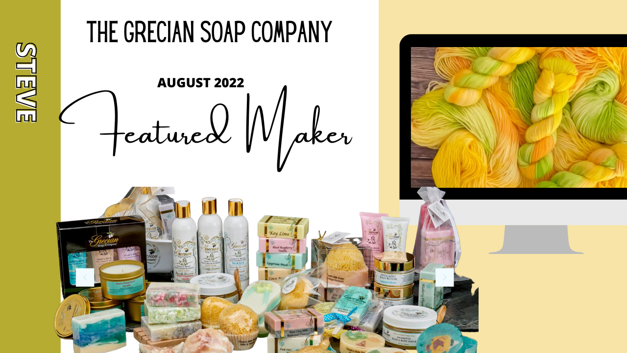 August yARNaBLE Featured Maker: The Grecian Soap Company