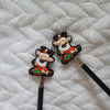 Winky Reindeer Tip Topper Set for Knitting Needles