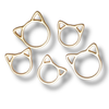 Cat Outline Stitch Marker (Set of 5)