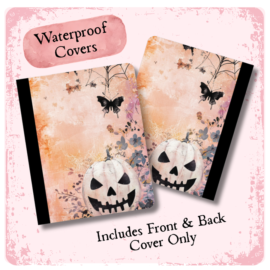 Pastel Jack-O'-Lanterns Composition Notebook Cover