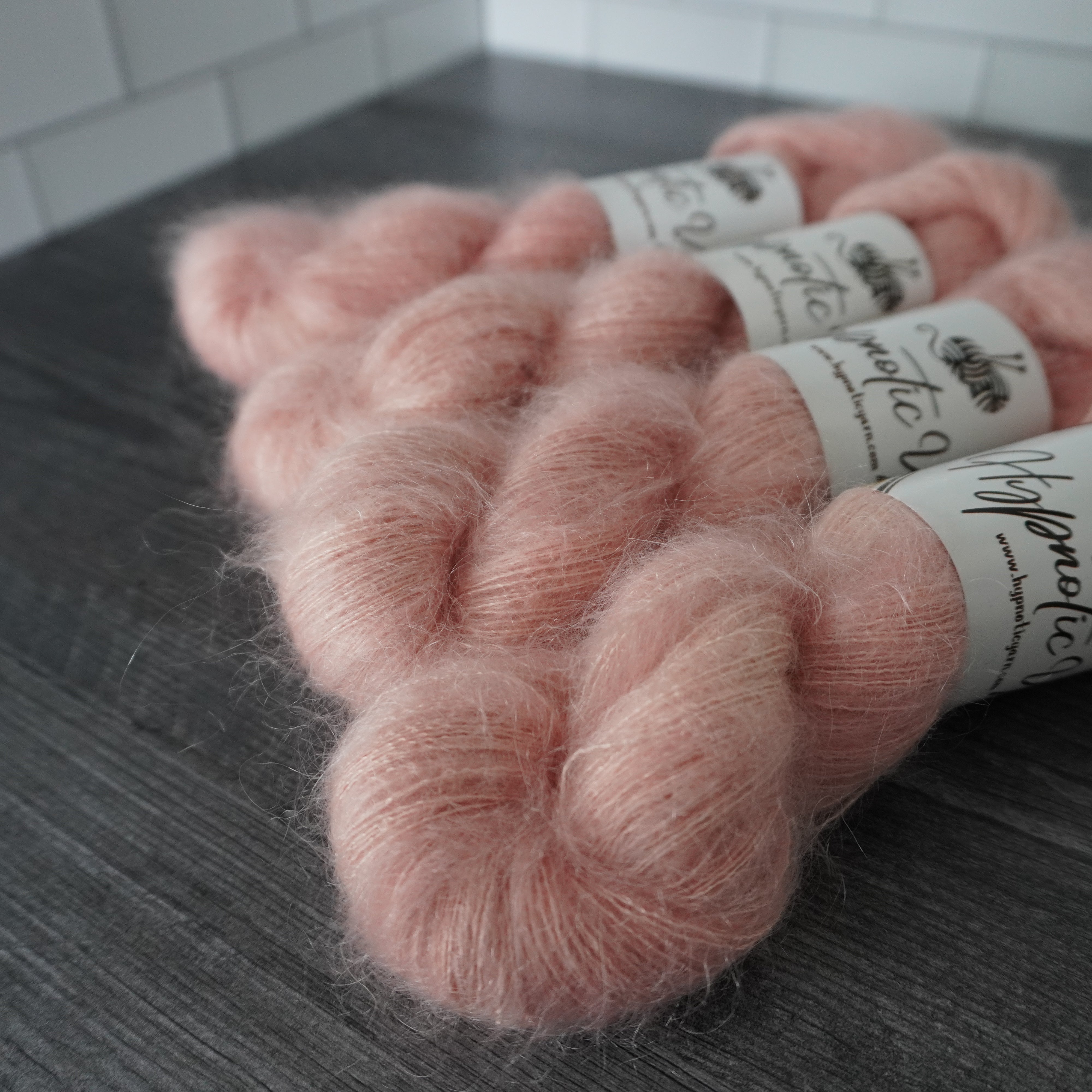 Spring Pink | Fluff Mohair Lace Weight | 50 grams