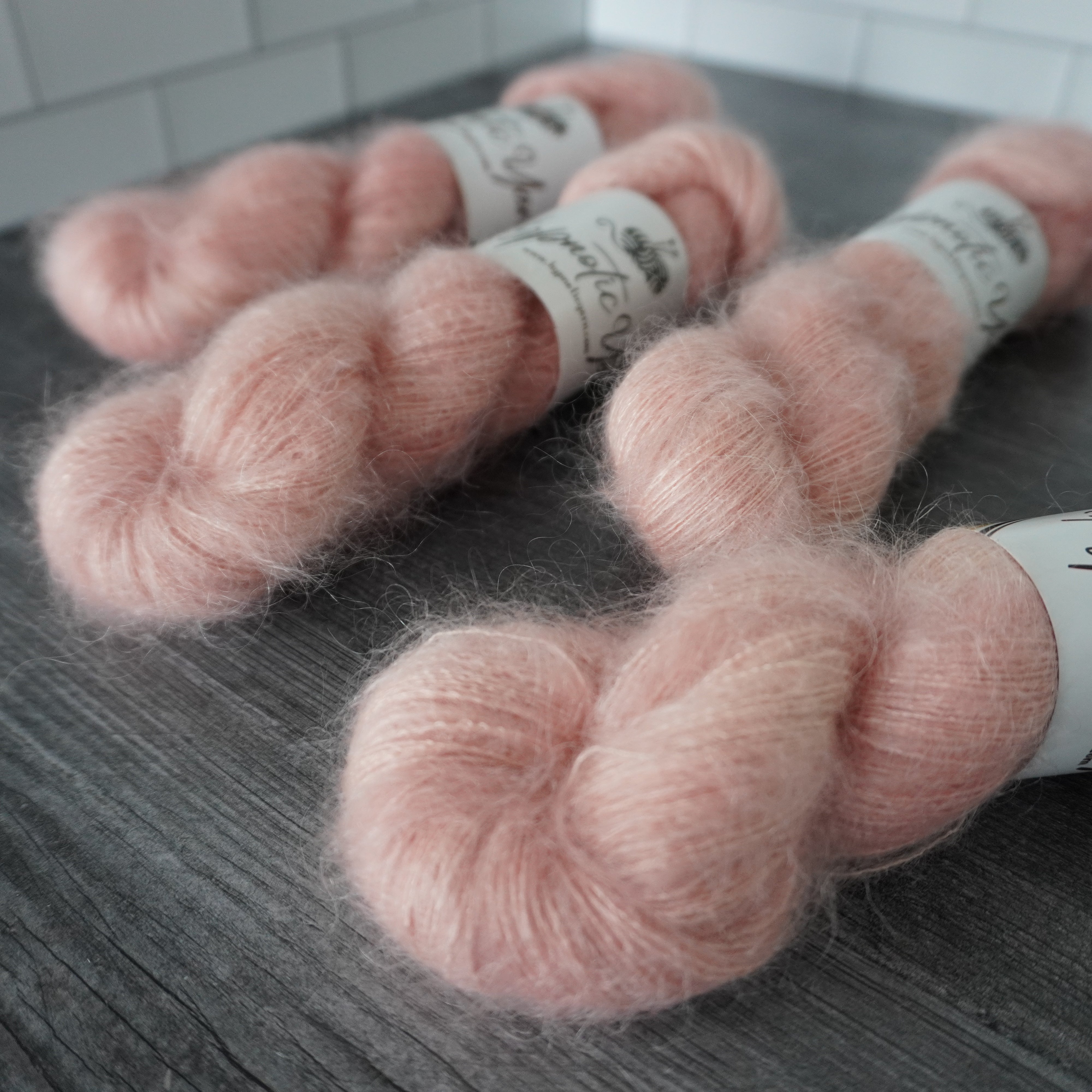 Spring Pink | Fluff Mohair Lace Weight | 50 grams