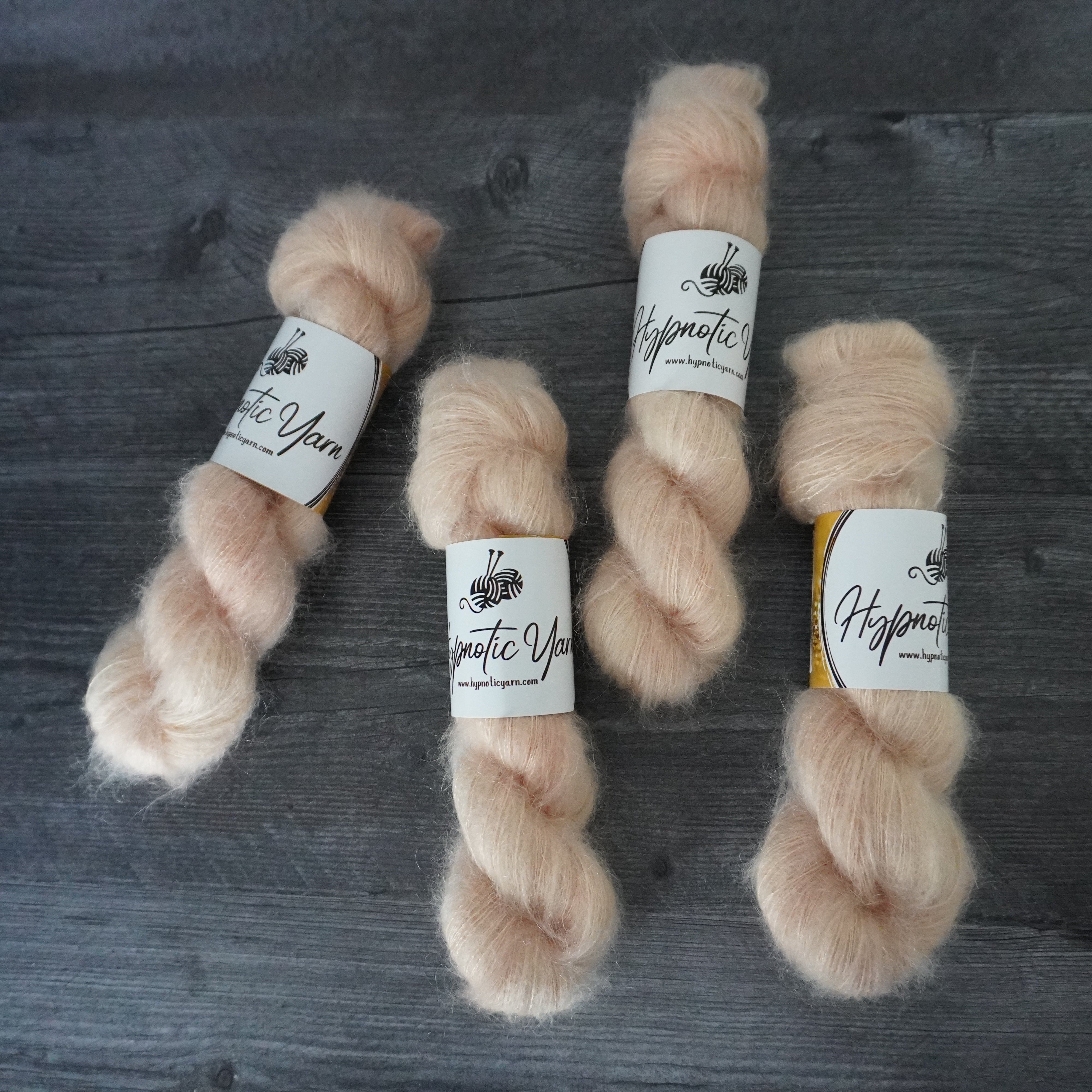 Spring Peach | Fluff Mohair Lace Weight | 50 grams