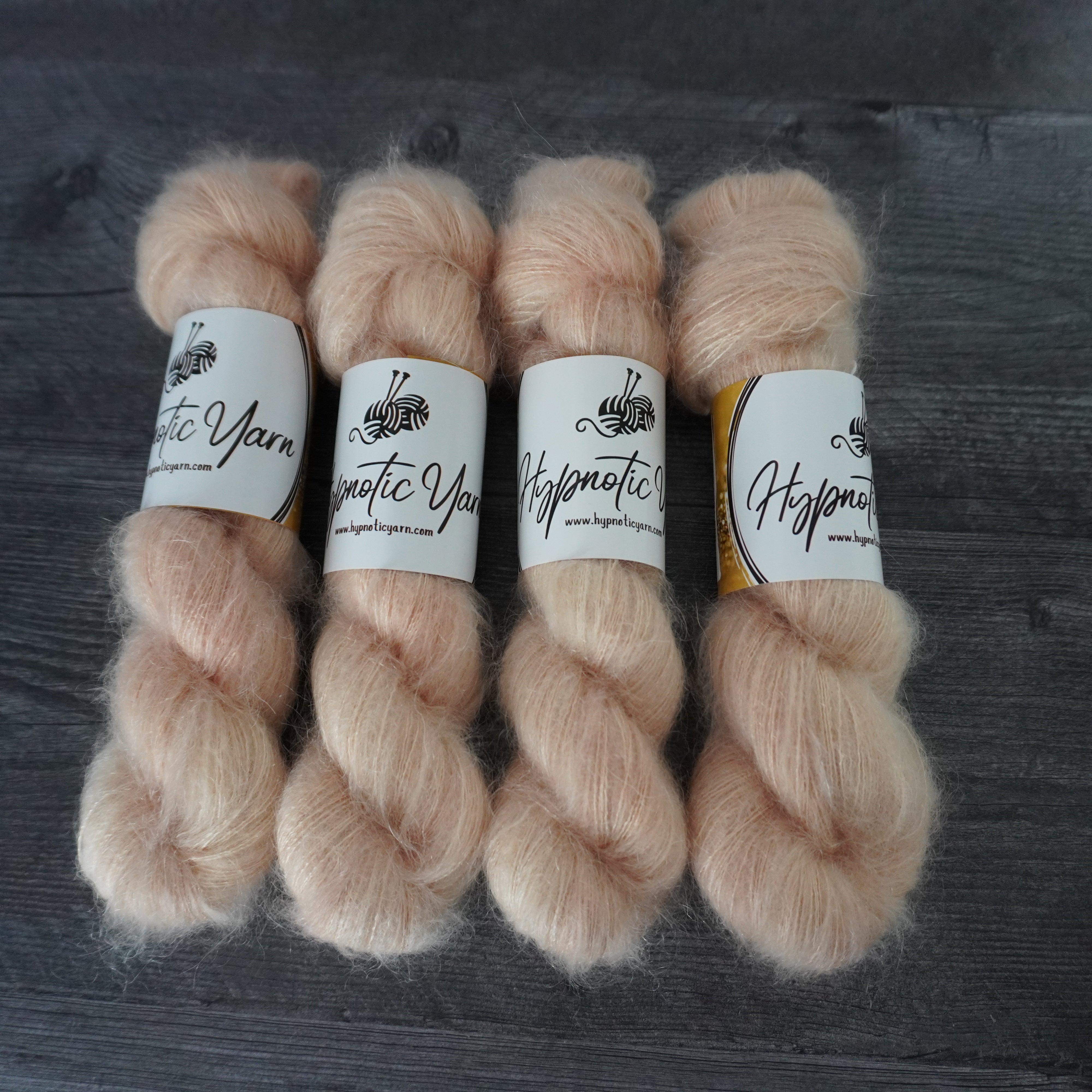 Spring Peach | Fluff Mohair Lace Weight | 50 grams