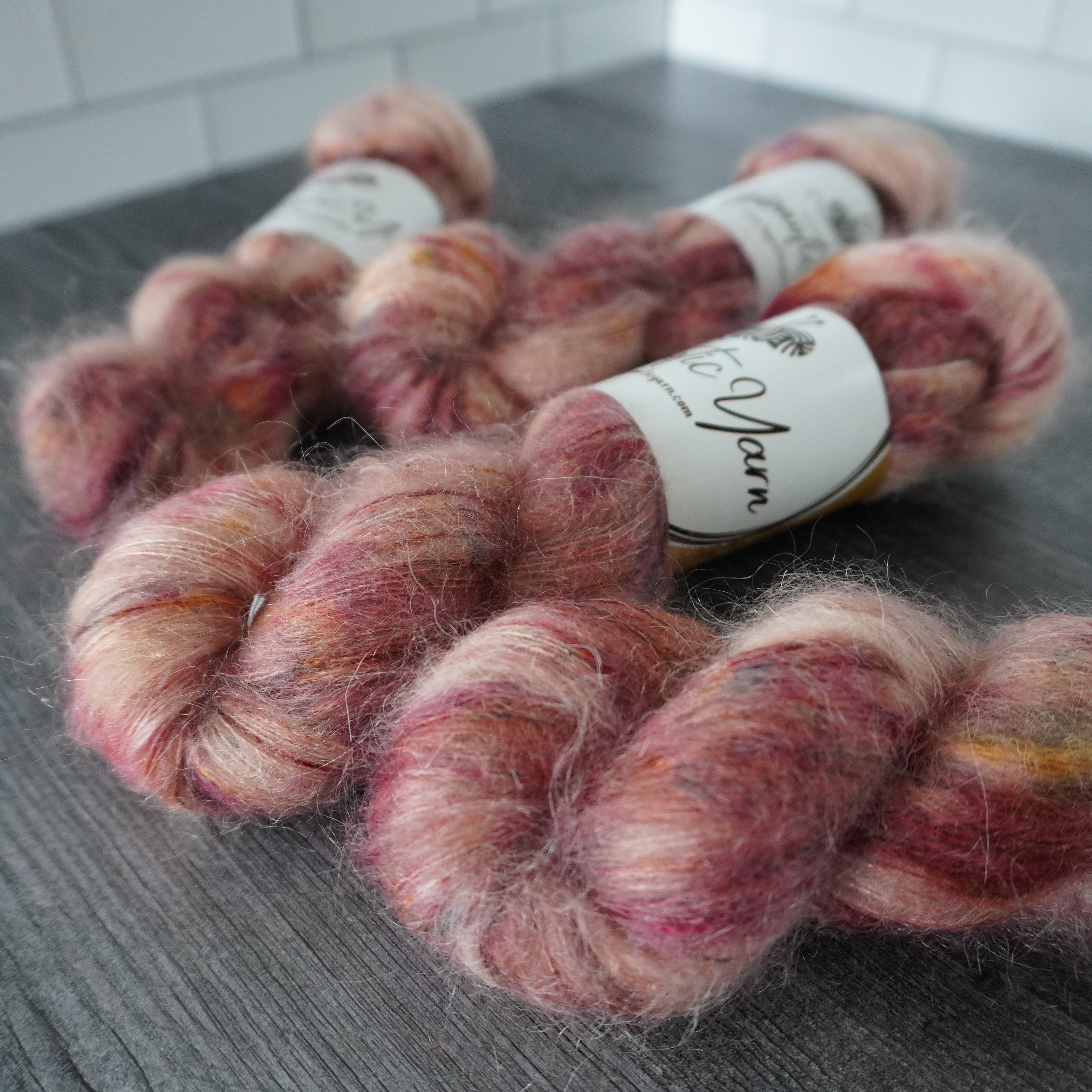 Spring Multi | Fluff Mohair Lace Weight | 50 grams