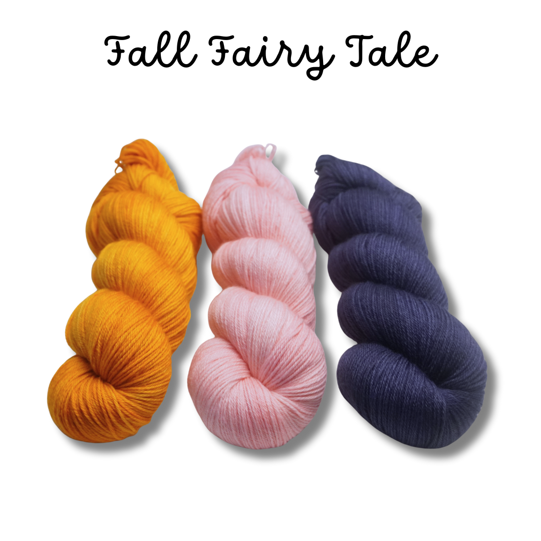The Blossoming Garden 2025 Fall Edition | 3 Skein Set | Fingering Weight | Plush Sock Base