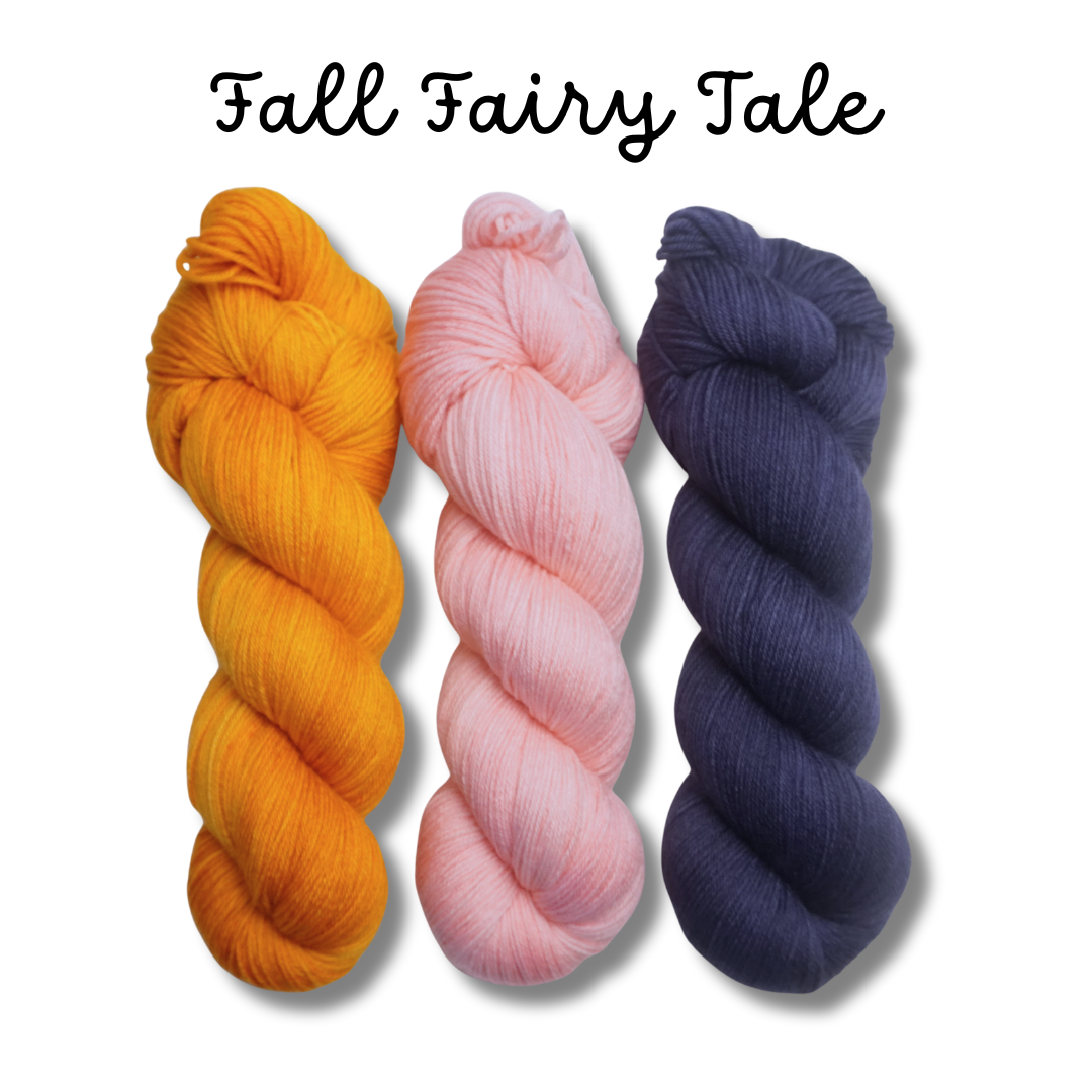 The Blossoming Garden 2025 Fall Edition | 3 Skein Set | Fingering Weight | Plush Sock Base