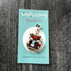 Fox in Sox Wooden Stitch Marker