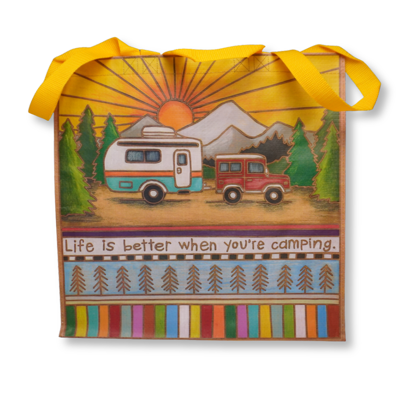 "Life Is Better When You're Camping" Tote Bag
