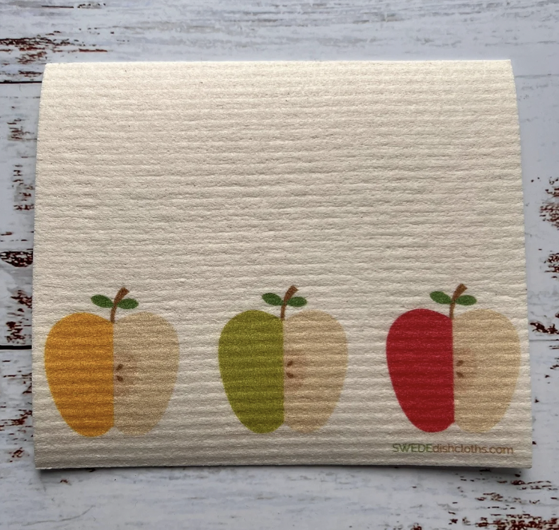 SwedeDishcloth Apples