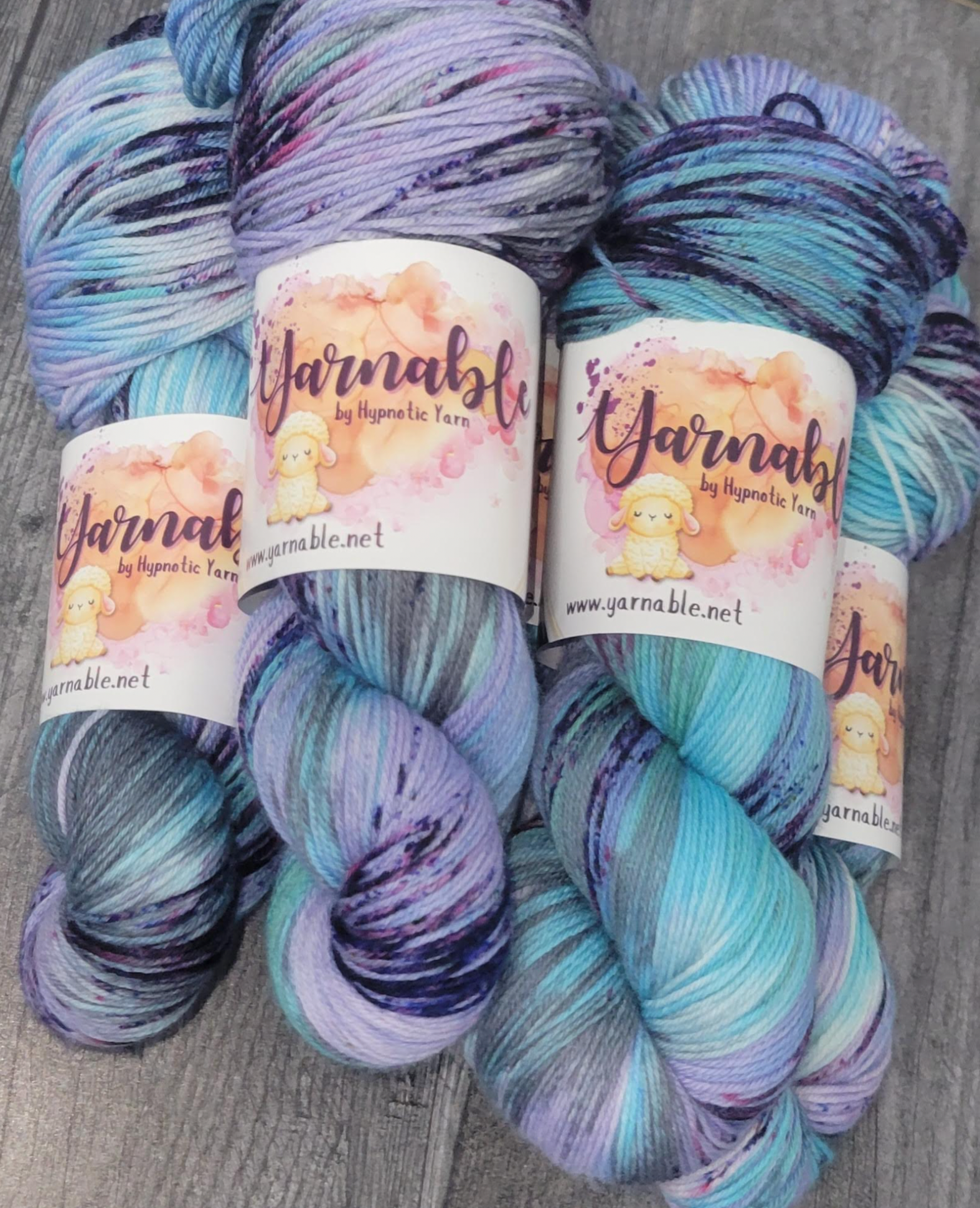 Yarnable YARN ONLY: Intergalatic HEAVY SPECKLED | Plush Sock 100 gram