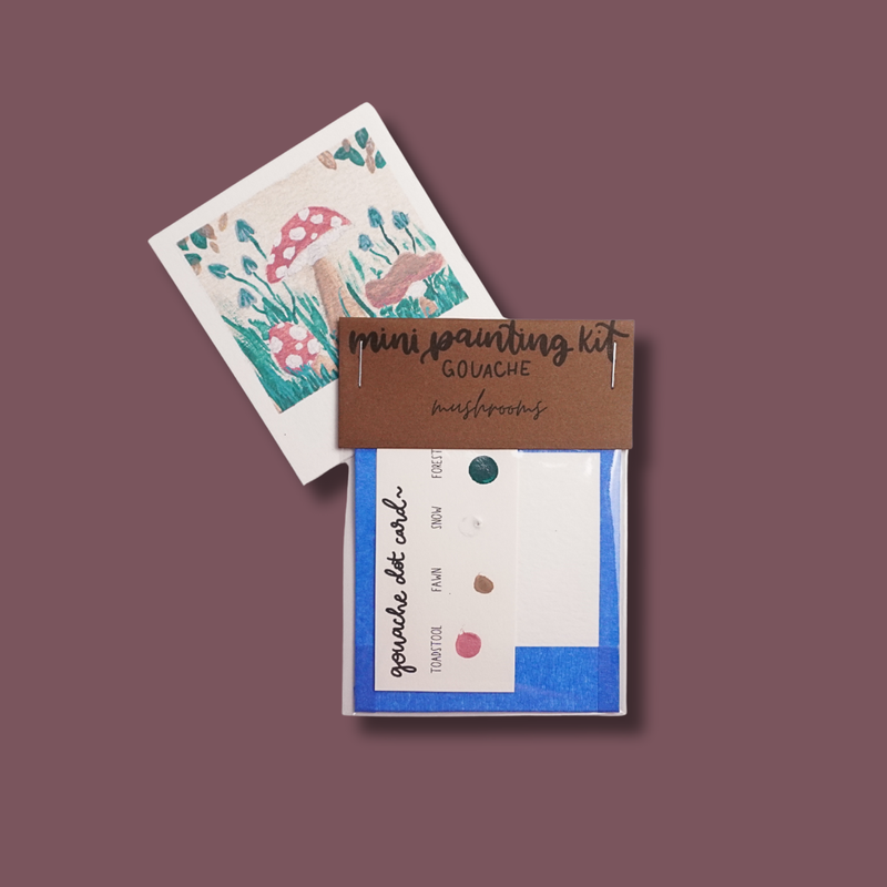 Mini Mushroom Paint-along