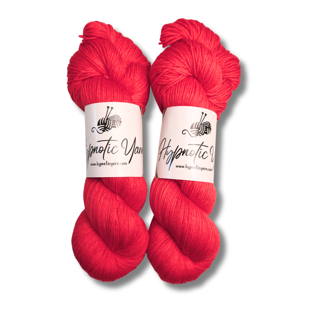 Cherry | Fingering Weight | Plush Sock Base