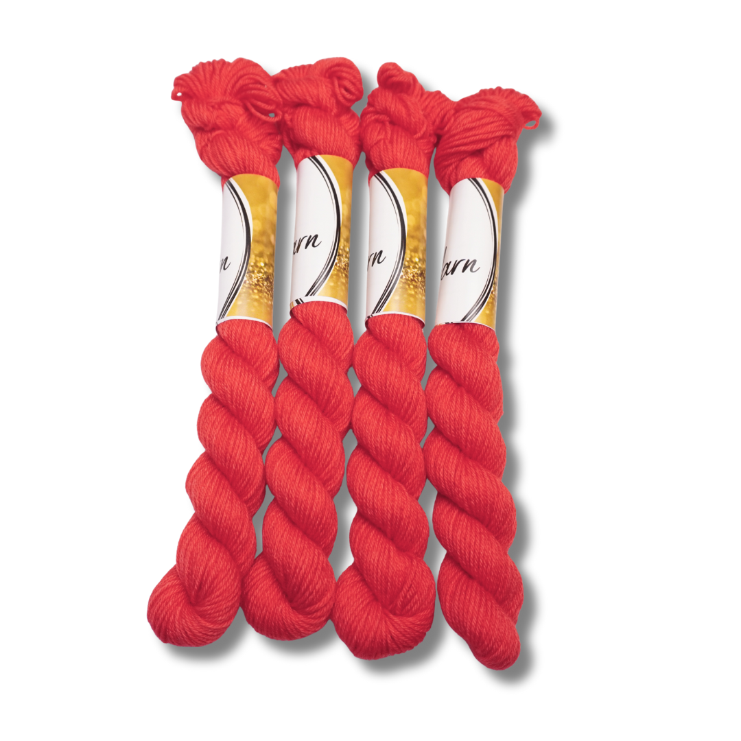 Cherry | Fingering Weight | Plush Sock Base