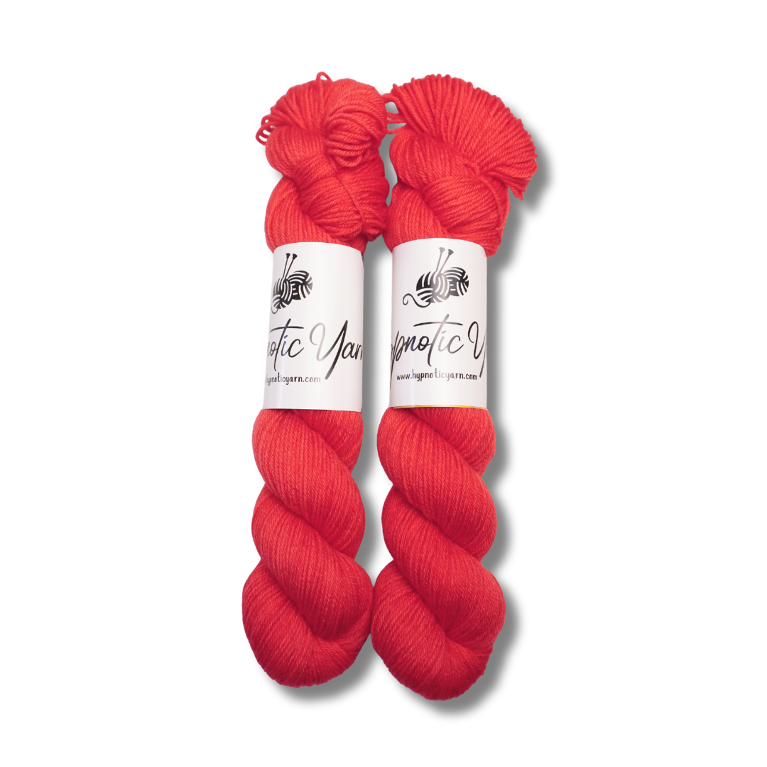 Cherry | Fingering Weight | Plush Sock Base