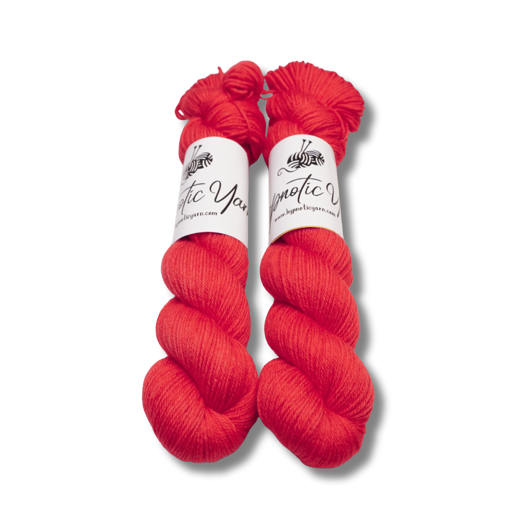 Cherry | Fingering Weight | Plush Sock Base