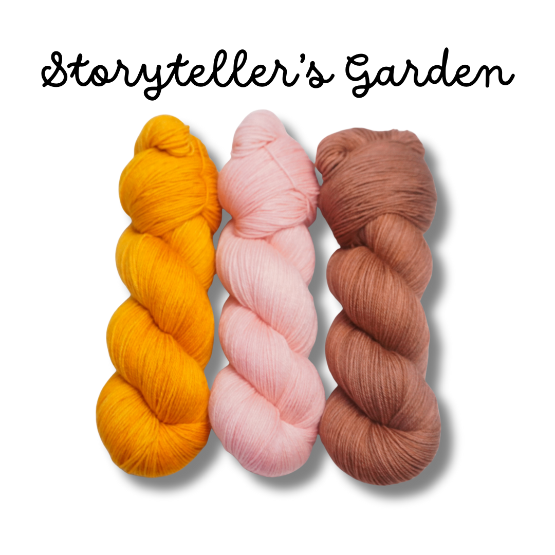 The Blossoming Garden 2025 Fall Edition | 3 Skein Set | Fingering Weight | Plush Sock Base