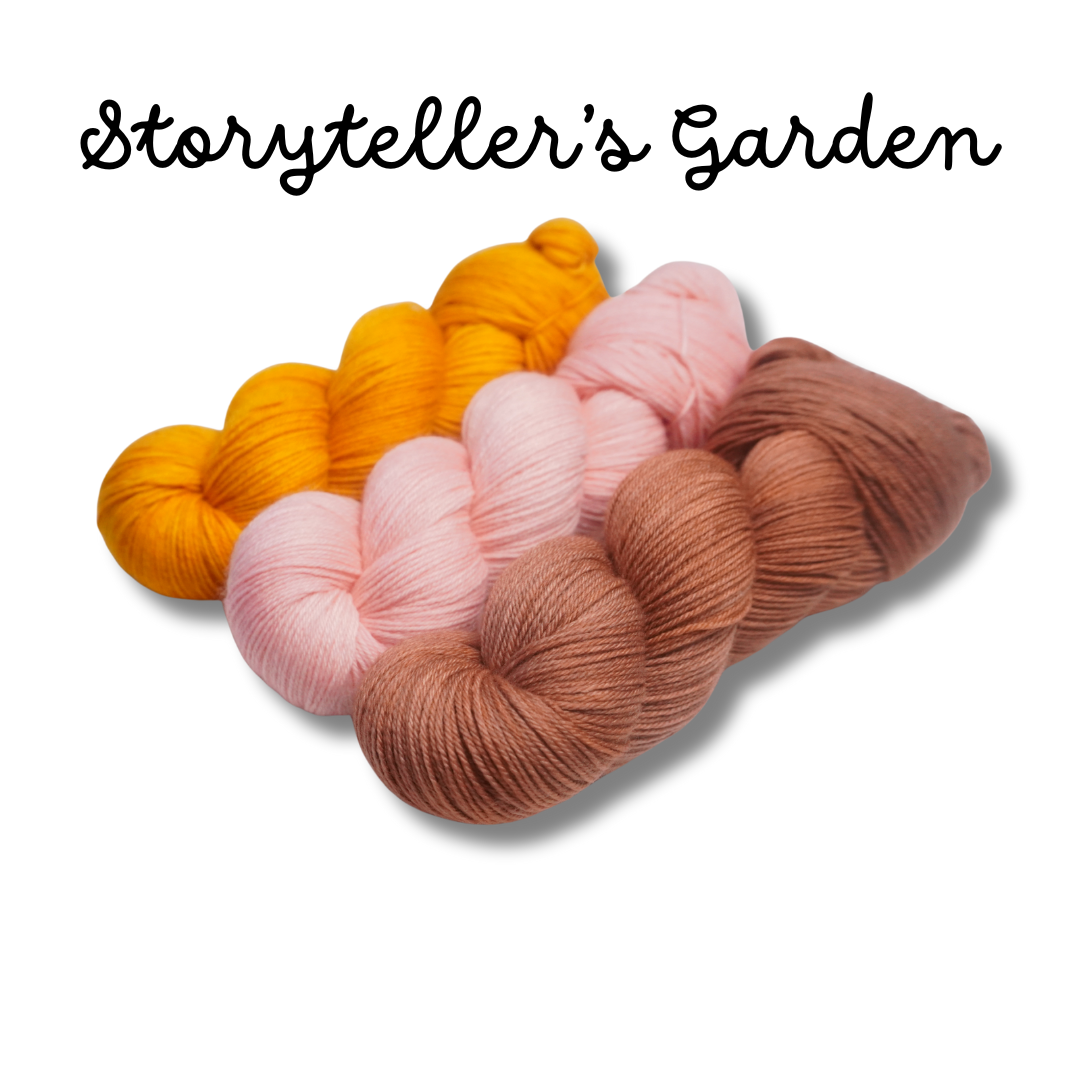 The Blossoming Garden 2025 Fall Edition | 3 Skein Set | Fingering Weight | Plush Sock Base
