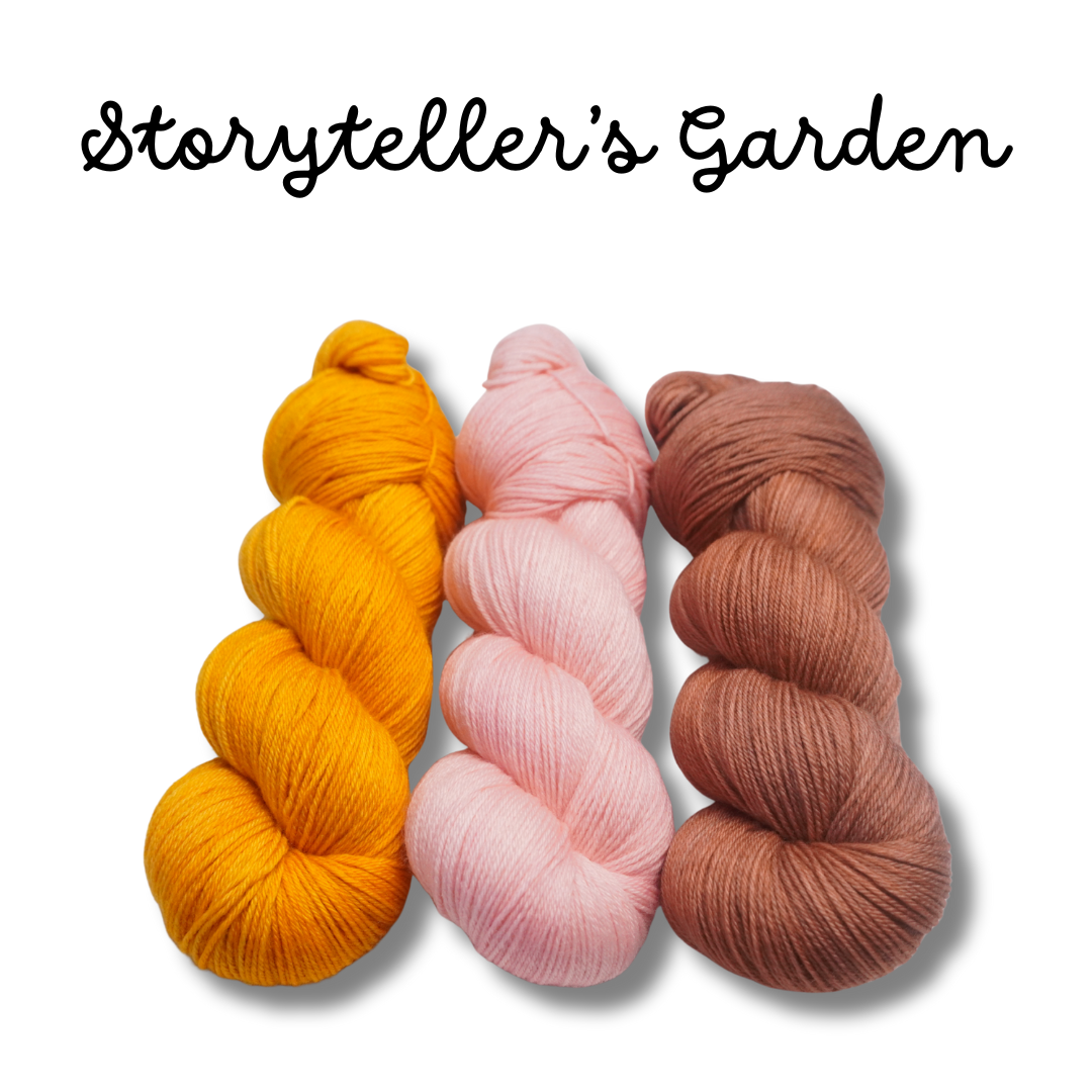 The Blossoming Garden 2025 Fall Edition | 3 Skein Set | Fingering Weight | Plush Sock Base