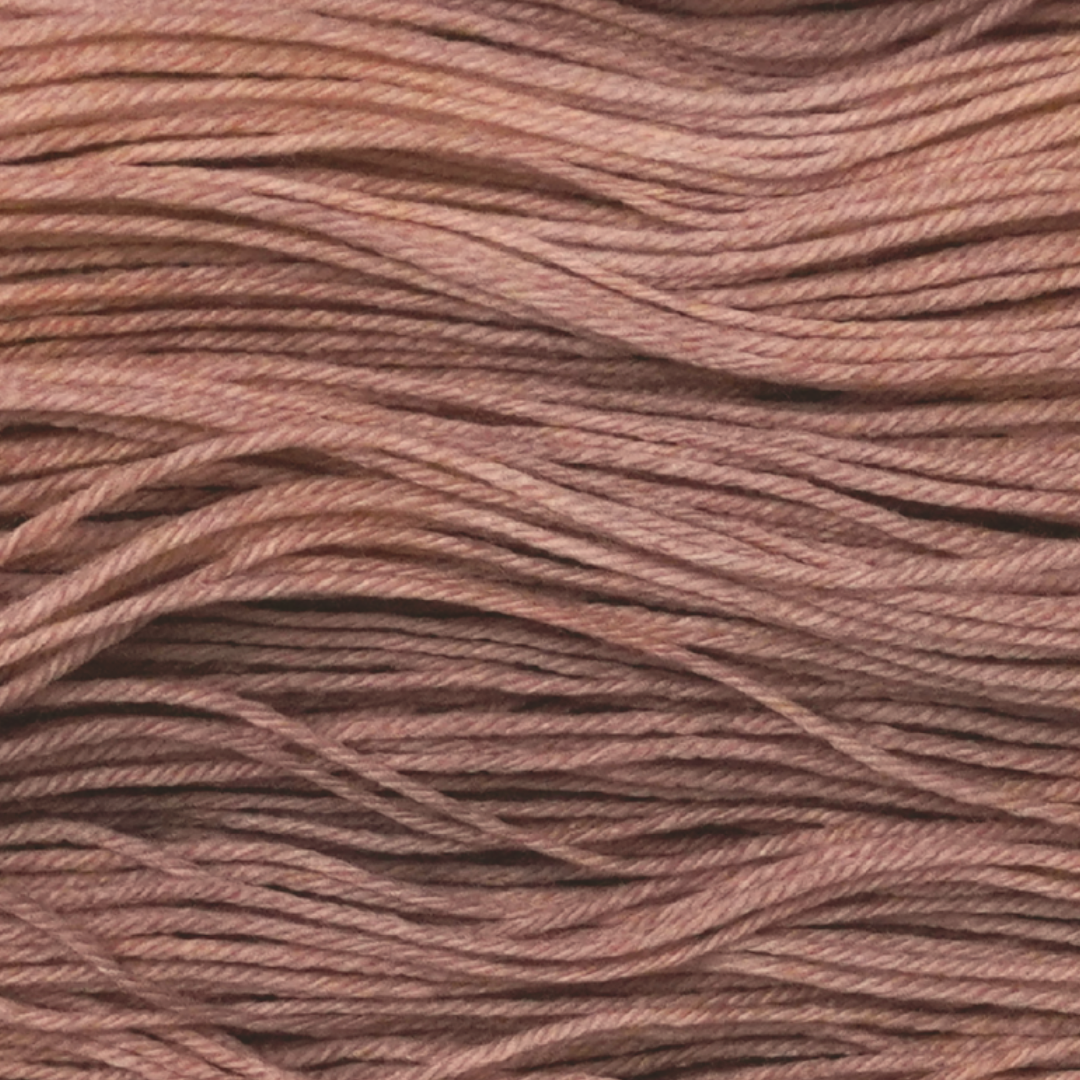 Book Nook Color Bar Plush Sock fingering weight yarn, close-up of the color
