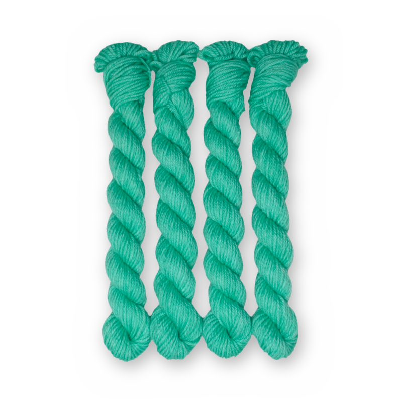 Clover Road Color Bar Plush DK weight yarn, 20g mini skein