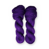 Grape Color Bar Plush DK weight yarn, 100g skein