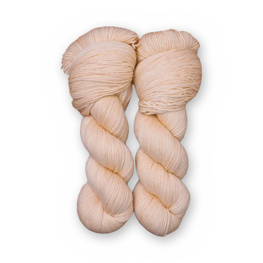 Shortbread Sock Set main color: Shortbread Color Bar Plush Sock fingering weight yarn, 100g skein