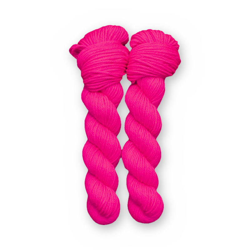 Zombie Prom Queen Color Bar Plush DK weight yarn, 50g skein