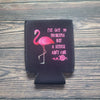 Flamingo Can Koozie