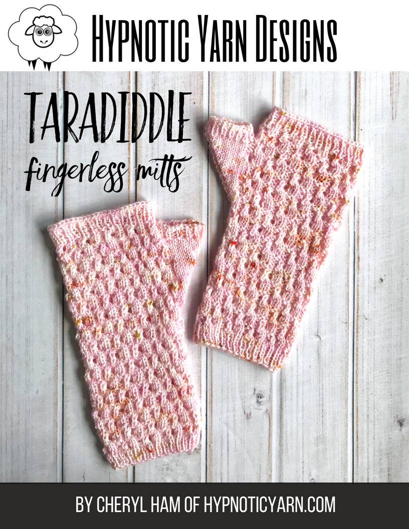 TaraDiddle Fingerless Mitts Pattern: Digital Download