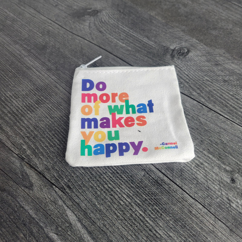 White Mini Notions Pouch