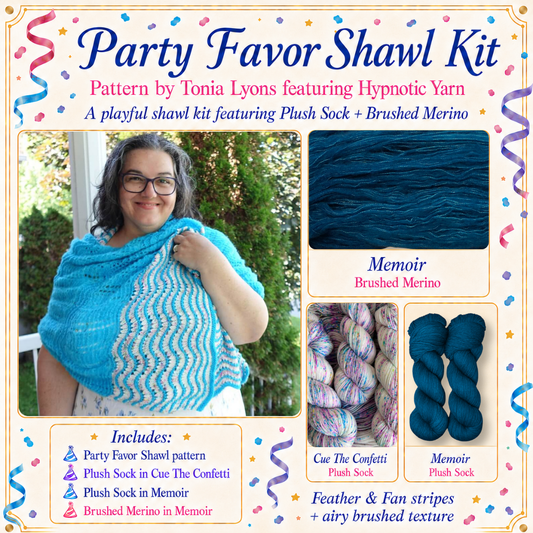 Party Favor Shawl Set | Cue The Confetti + Memoir