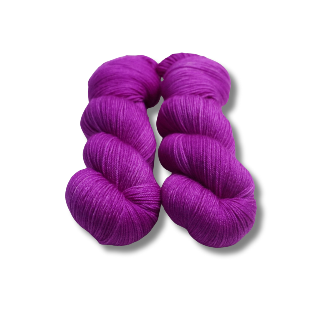 Dragon Fruit | Fingering Weight | Plush Sock Base