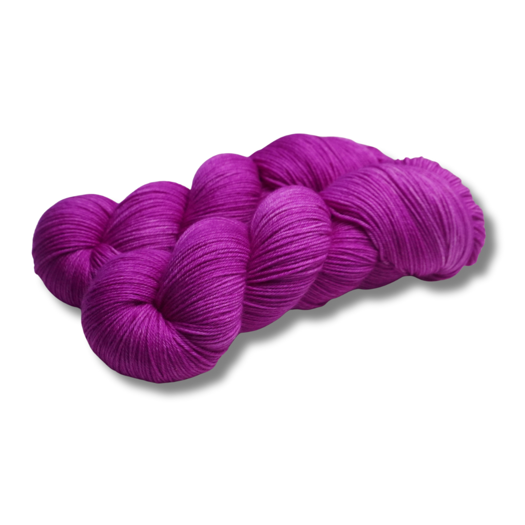 Dragon Fruit | Fingering Weight | Plush Sock Base