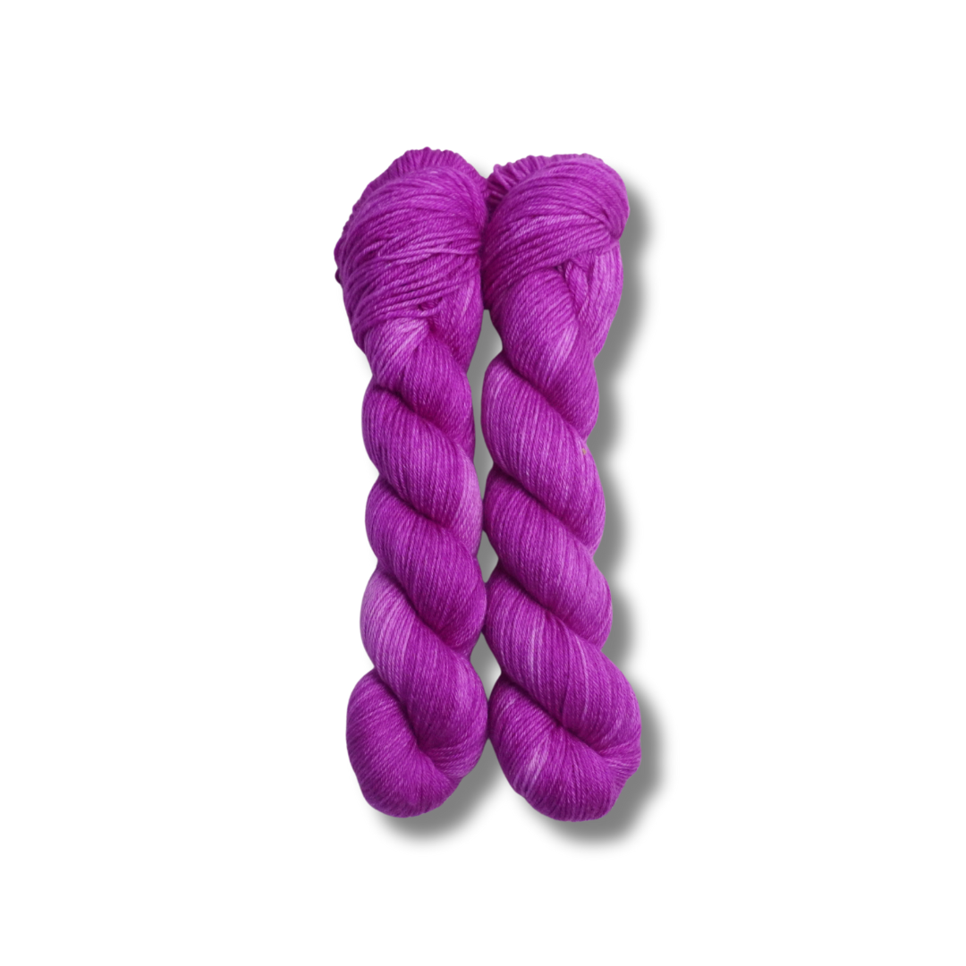 Dragon Fruit | Fingering Weight | Plush Sock Base