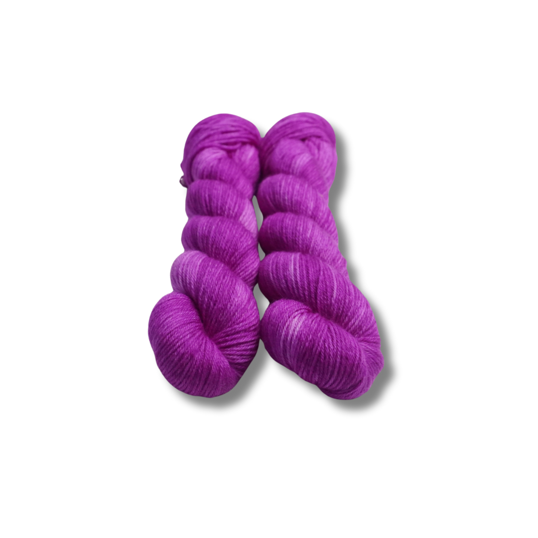 Dragon Fruit | Fingering Weight | Plush Sock Base