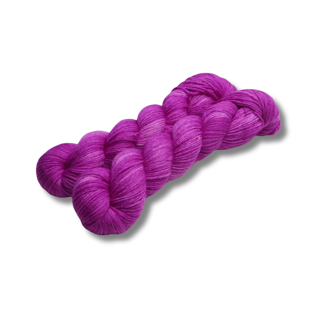 Dragon Fruit | Fingering Weight | Plush Sock Base