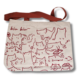 Biu Biu Cat Canvas Bag