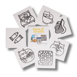 Cats & Crafts Mini Coloring Book