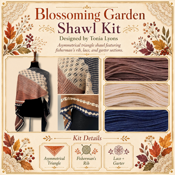 Blossoming Garden Shawl Kits