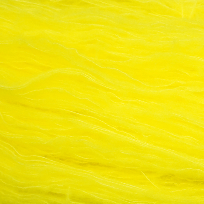 Lemon Brushed Merino lace weight yarn, close-up of the color