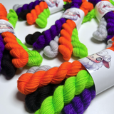 October 2026 Staff Pick DK mini sets: Grape, Master of Disaster, Undead & Fabulous, Ghoul's Night Out and Tangerine