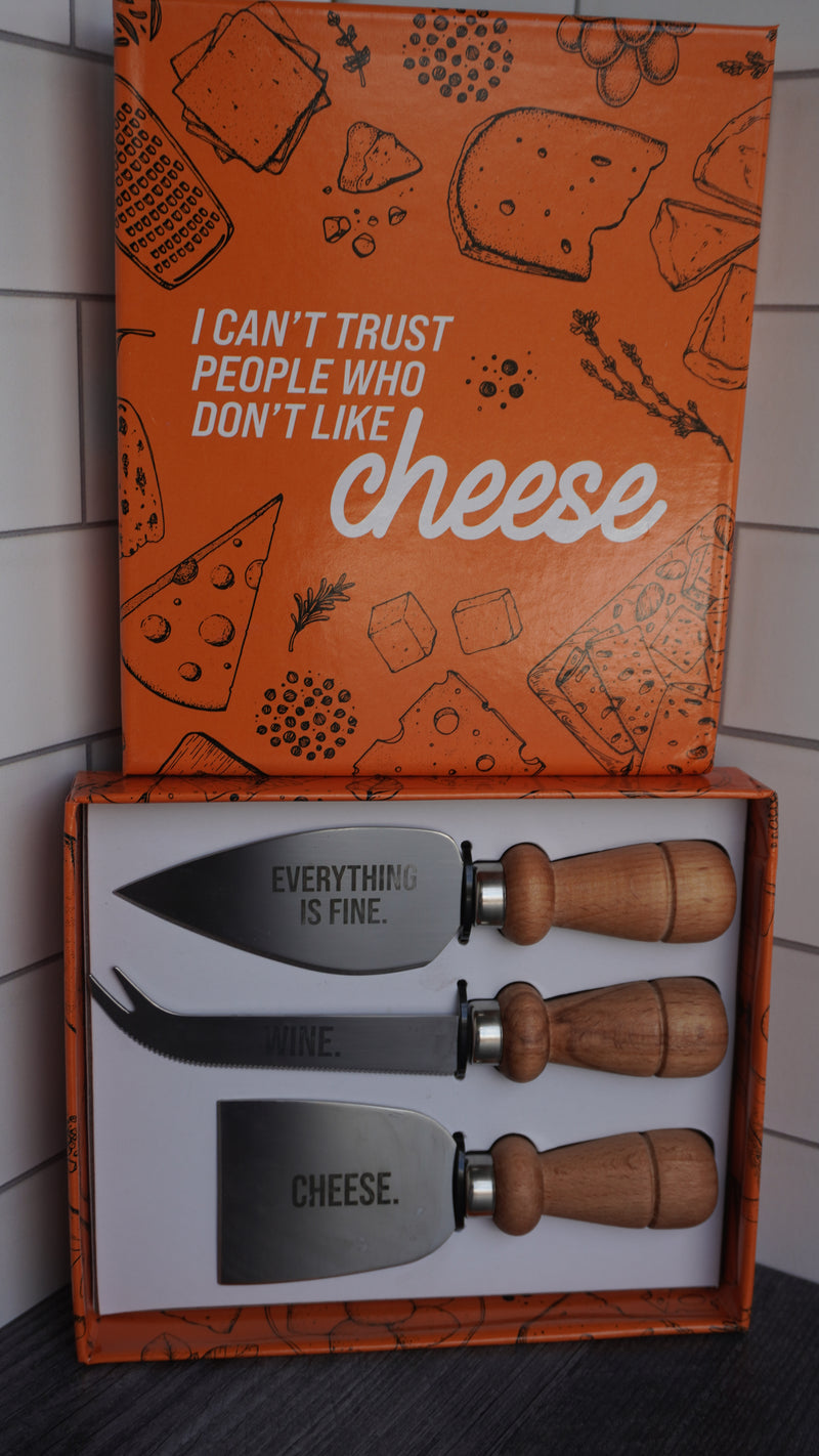 Smartass & Sass Cheese Knives