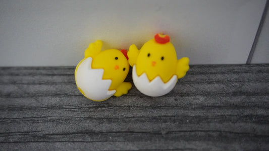Hatching Chicks Tip Topper Set for Knitting Needles