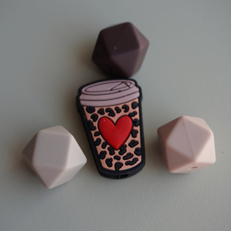 Lovin' Latte Tip Topper Set for Knitting Needles