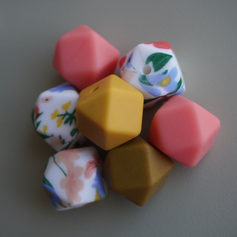 Spring Porcelain Tip Topper Set for Knitting Needles