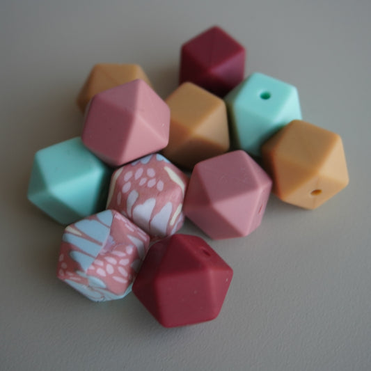 Spring Pottery Tip Topper Set for Knitting Needles