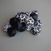 Black & White Tip Topper Set for Knitting Needles