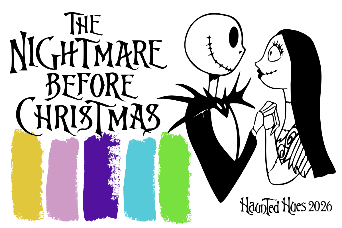 Haunted Hues 2026 colorway tease — five mystery shades