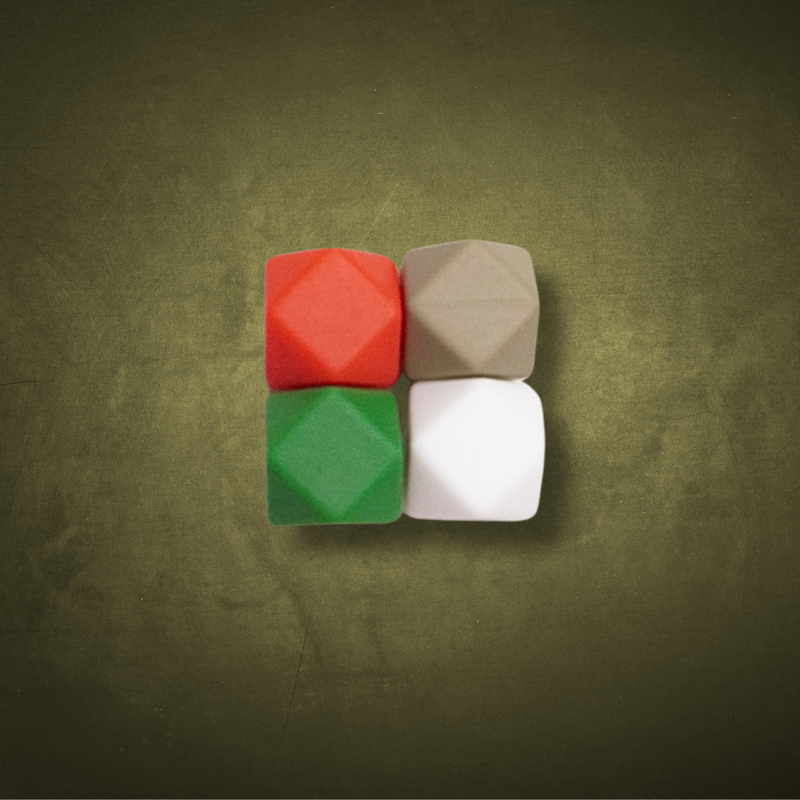 Christmas Hexagonal Tip Topper Set for Knitting Needles